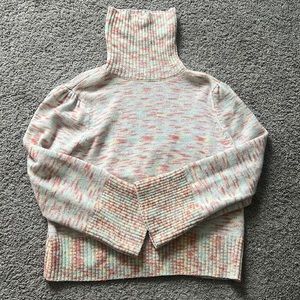 Lauren Conrad Multicolor Knit Turtle Neck size Large